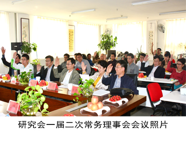 研究会一届二次常务理事会会议照片